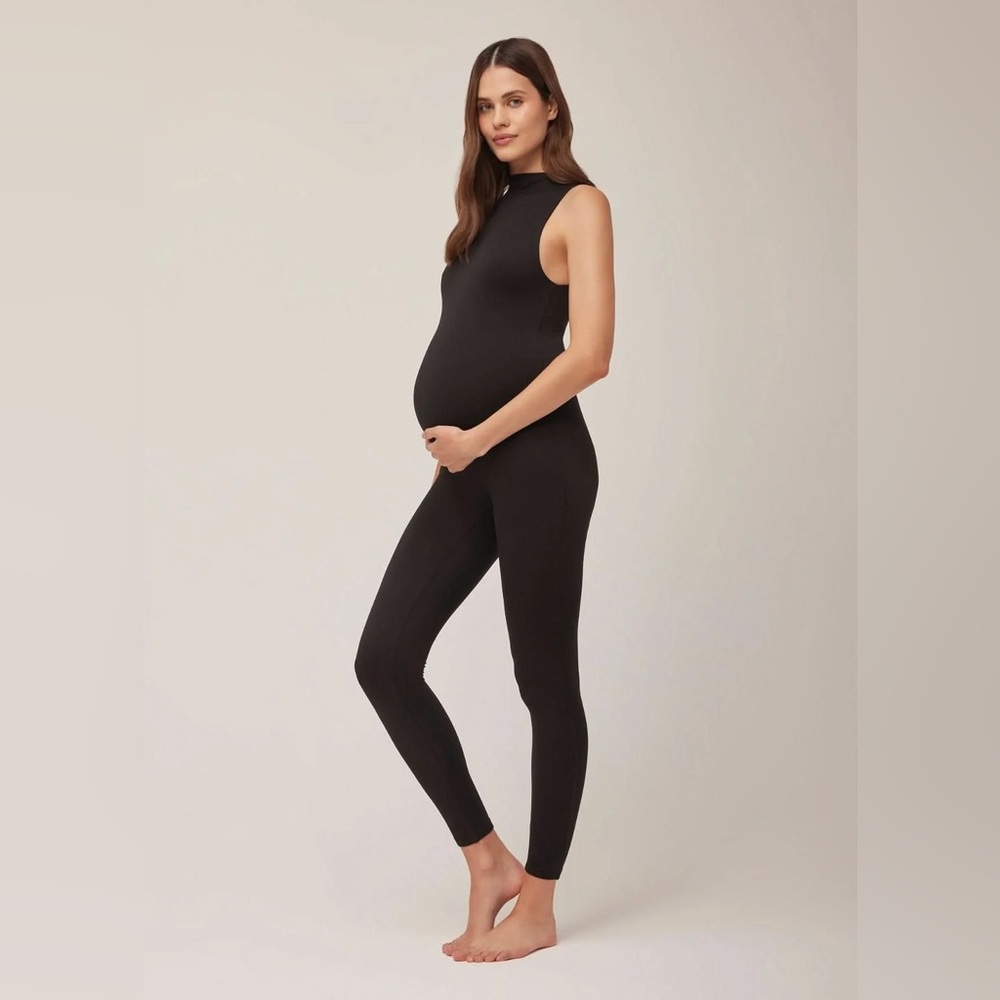 Black Maternity Jumpsuit
